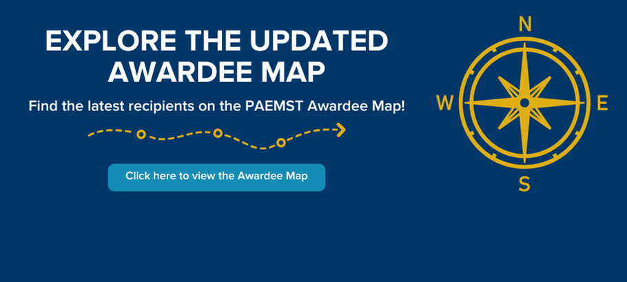 Explore the updated awardee map. Compass graphic